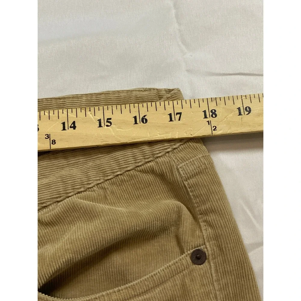 Faherty Brand Mens Tan‎ Khaki Corduroy 5-Pocket Straight Leg Pants